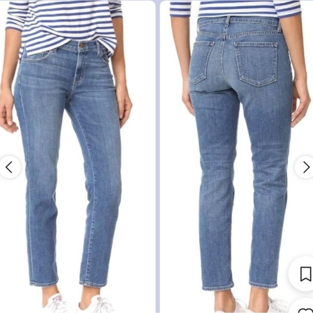 J Brand Straight Leg Ankle Jeans 26